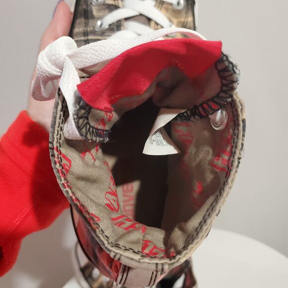 DC Comics X Converse All Stars The Flash Chuck Taylor High Top Sneakers M 6 W 8 - Picture 9 of 13